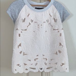 Soft Peach/Pinkish Anthropologie shirt